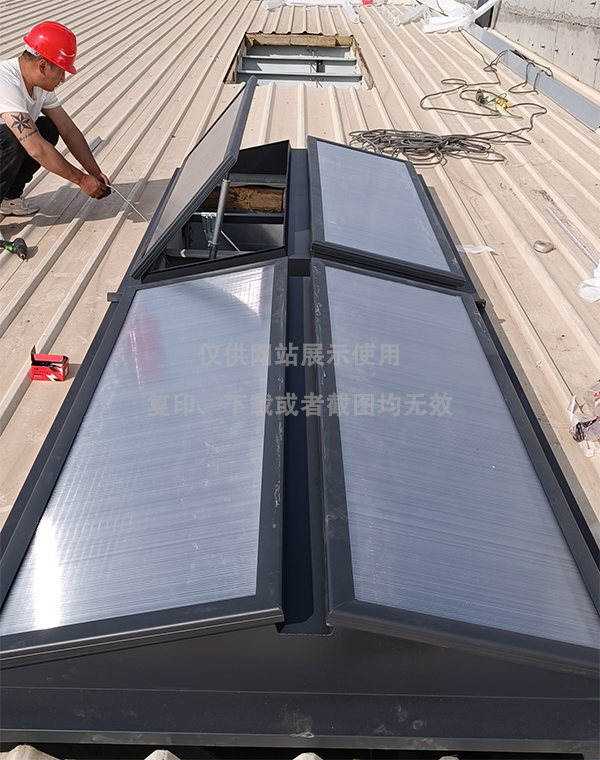 兰州王老吉生产车间临泽排烟天窗