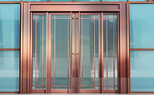 临泽玻璃地弹门